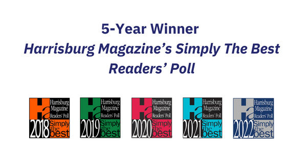 5-Year Winner Harrisburg Magazine’s Simply The Best Readers’ Poll