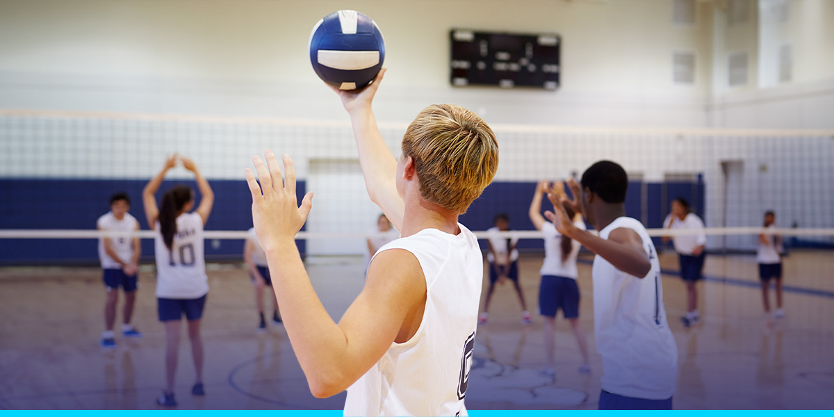 Student volleyball team